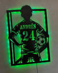 Cuadros de Fútbol LED 50x70