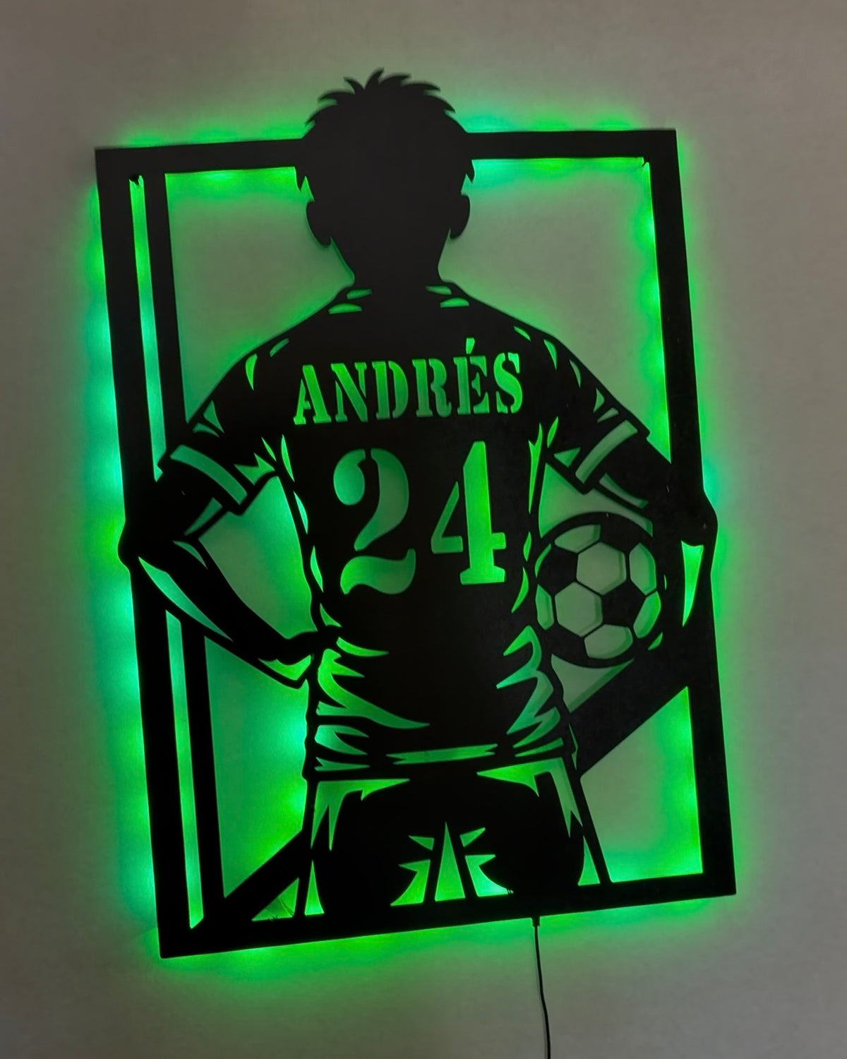 Cuadros de Fútbol LED 50x70